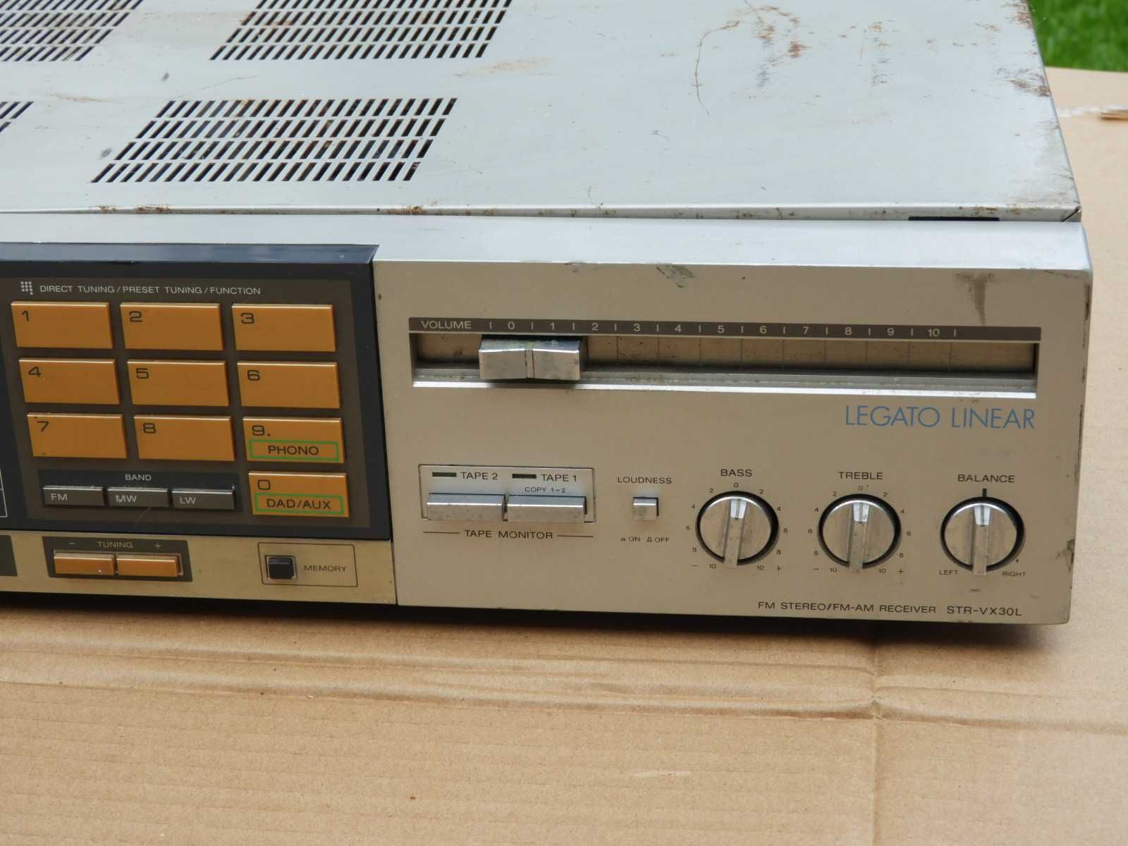Radio i wzmacniacz Sony STR - VX30L niesprawny