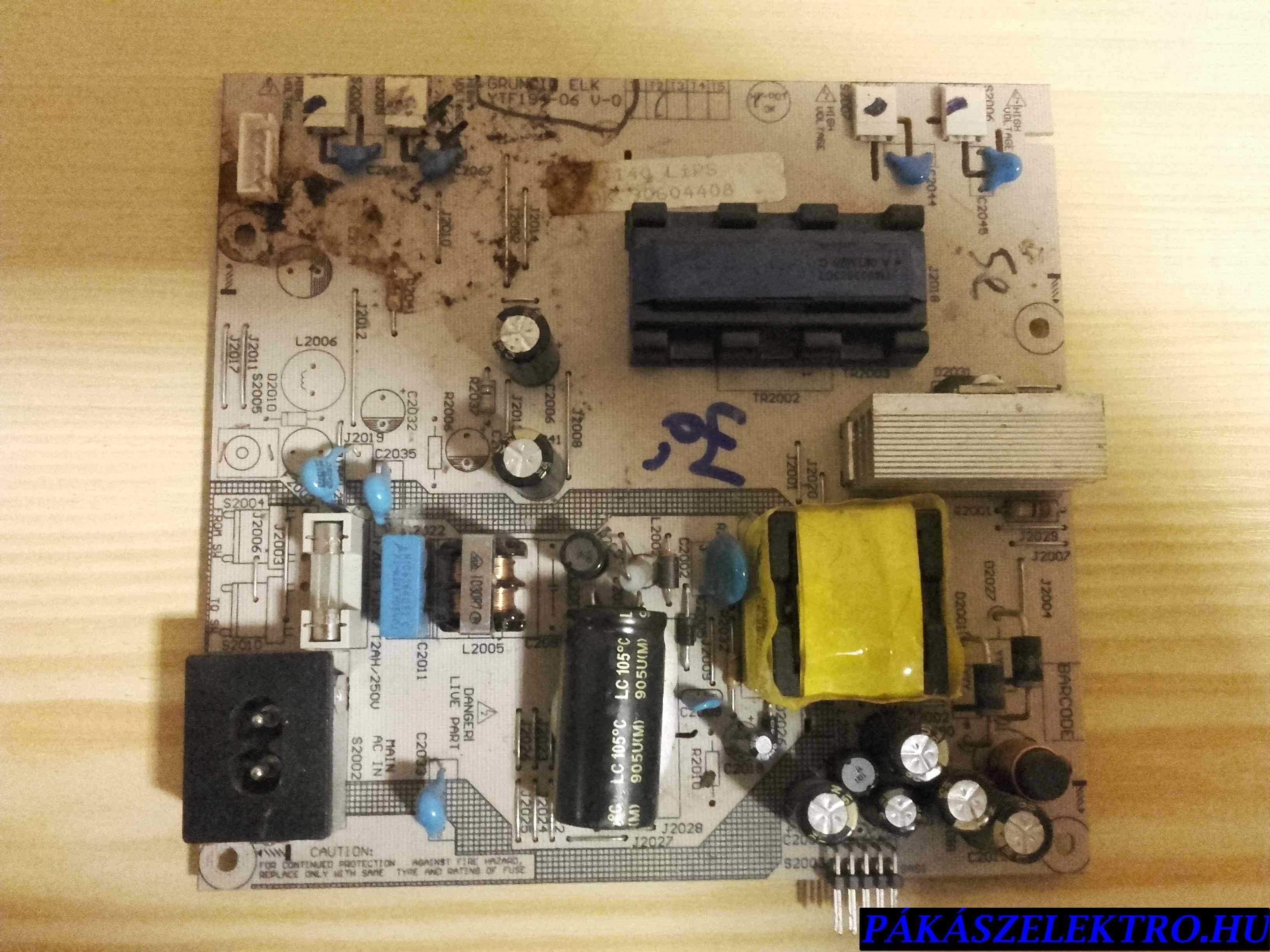 ytf194-06 v-0 fonte de alimentaçao tv lcd grundig