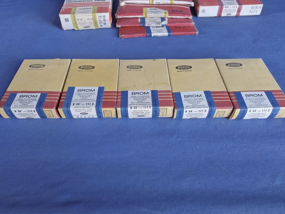 Stary Papier Fotograficzny PRL