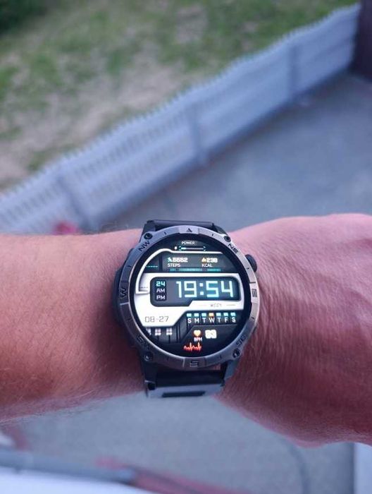 Sportowy smartwatch Wenom Explorer z GPS i pomiarem tlenu SpO2 NOWY fv