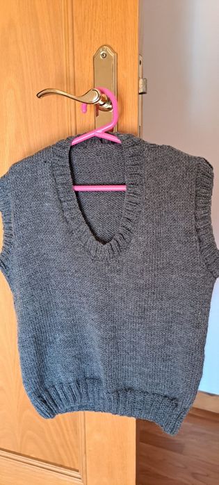 Colete feito à mão