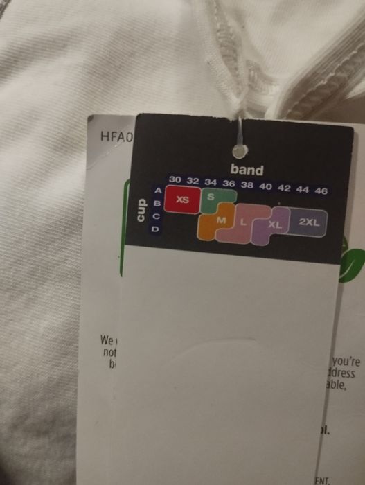 Білий топ, бюст, бралет Hanes