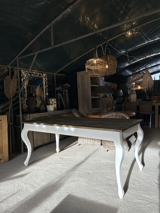 drewniany stół rustykalny Riviera Maison farmhouse 180x90cm NOWY