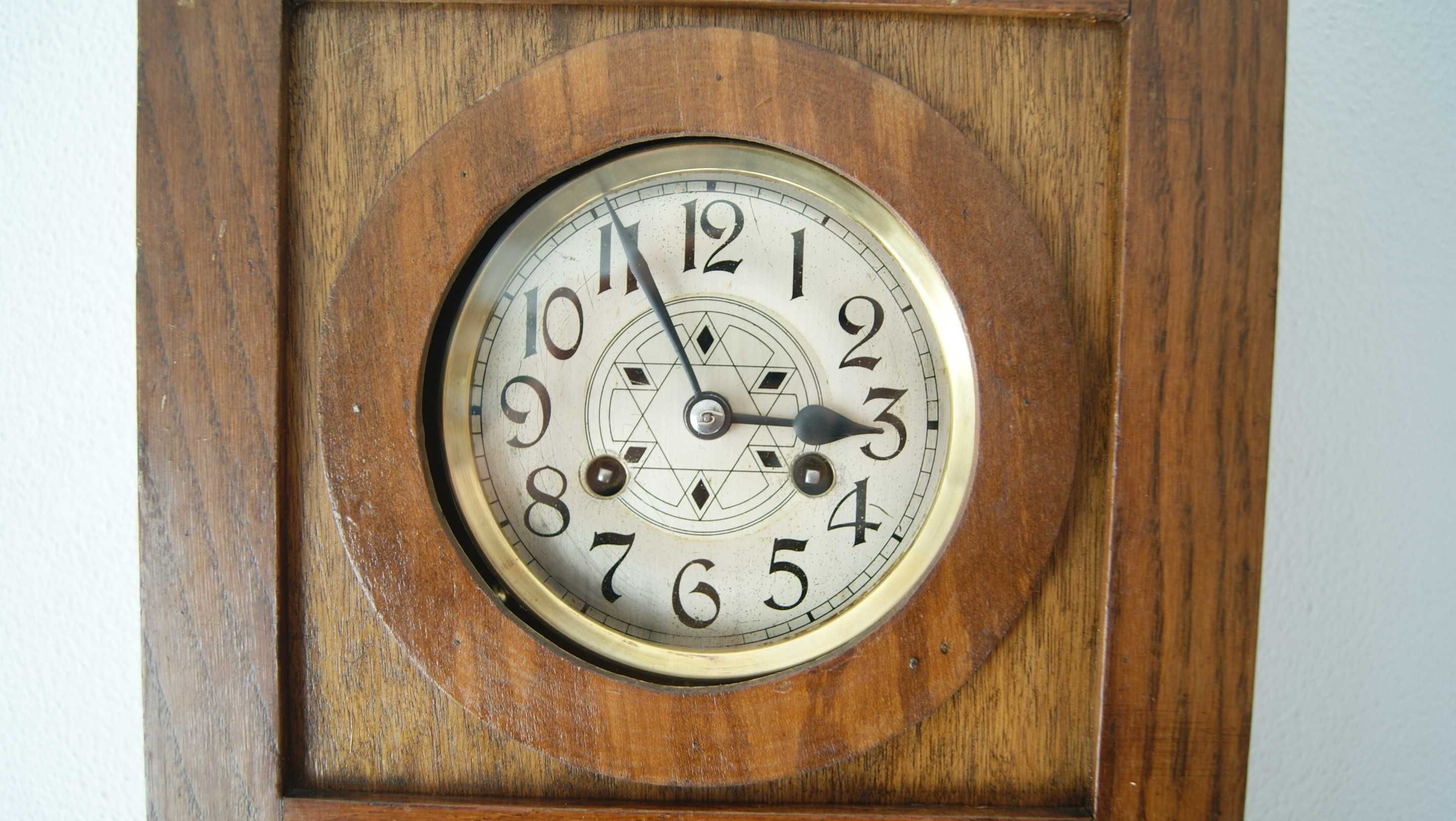 235 Stary zegar wiszący Carl Werner antyk 130lat