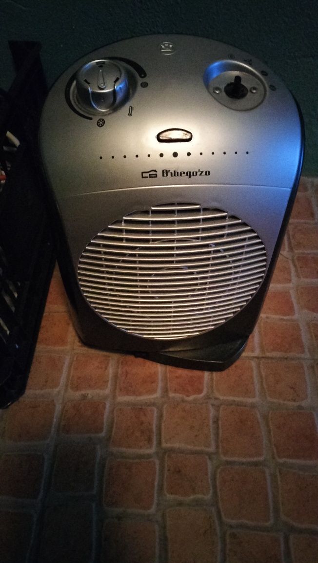 Termoventilador a funcionar