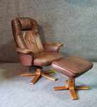 Fotel Proj. Hjort Kundsen lata 80 Vintage