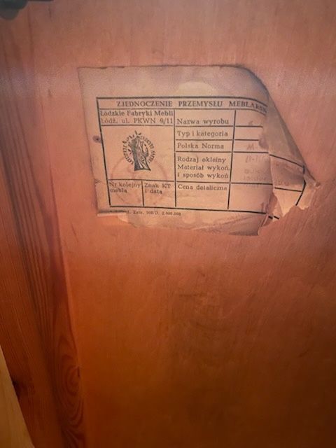 Meblościanka PRL vintage