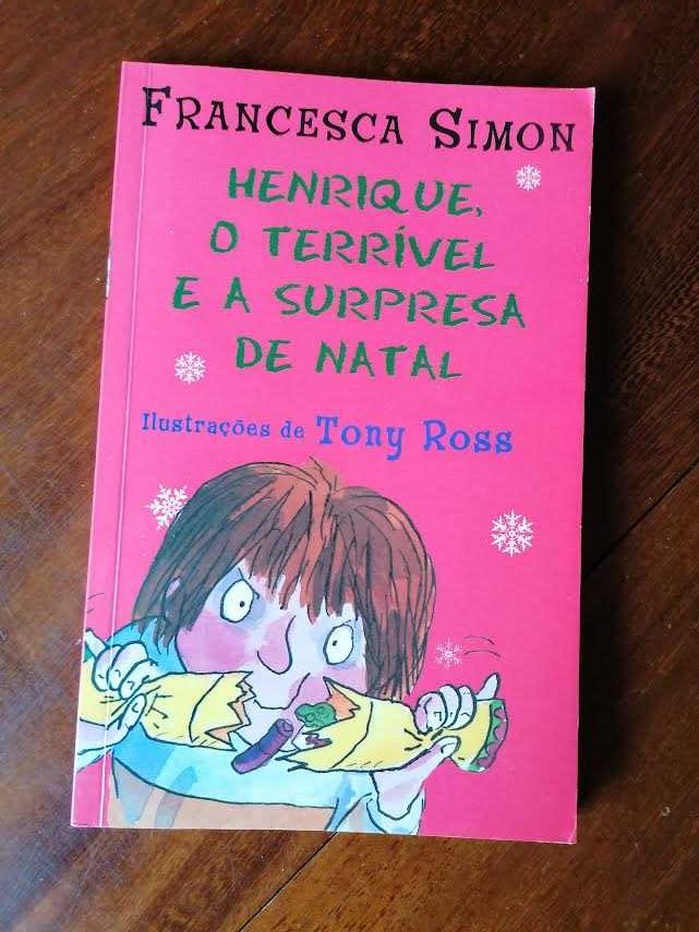 livro - Henrique, o Terrível e a surpresa de natal"