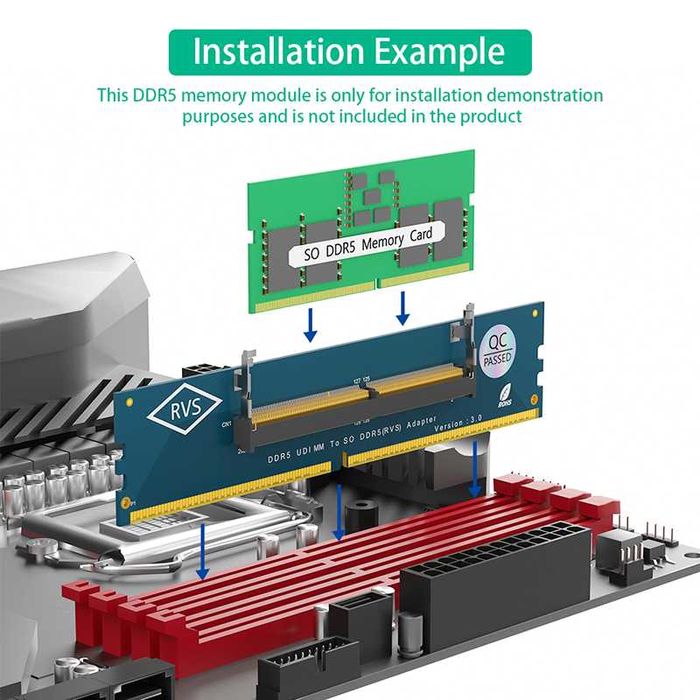 Переходник оперативная память DDR5 ОЗУ