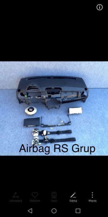 fiat 500 tablier painel do bordo airbags cintos
