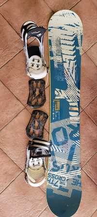 Deska snowboardowa Fanatic 7th Cross + Burton Mission L