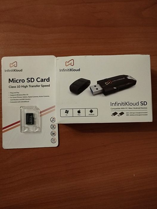 Картридер и карта памяти Infiniti Kloud. Новые