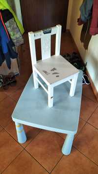 Stolik i krzesełko dla dzieci IKEA