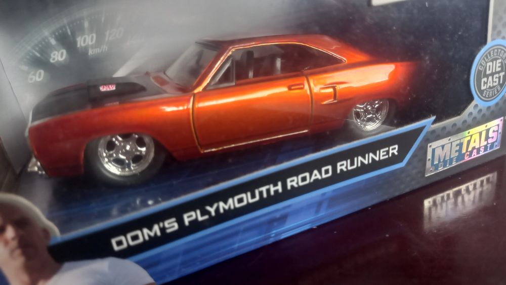 Plymouth road runner escala 1:32 fast & furious jada