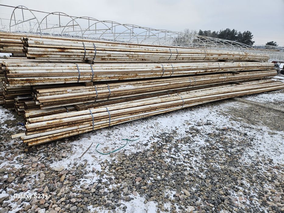 Rura stalowa fi 51 na tunele foliowe palaki  slupki  wymiar 10.80 m