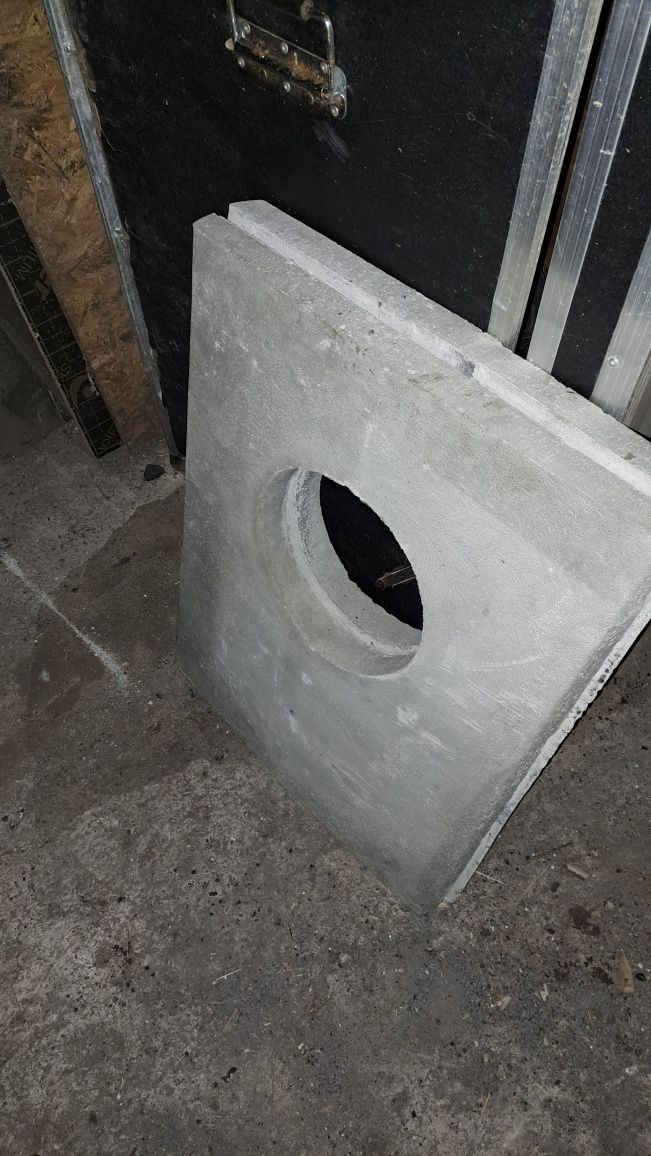 Czapy kominowe, płyty betonowe.  systemowe kominy