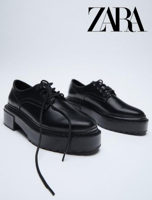 Оксфорди туфлі дербі Zara 39 р.