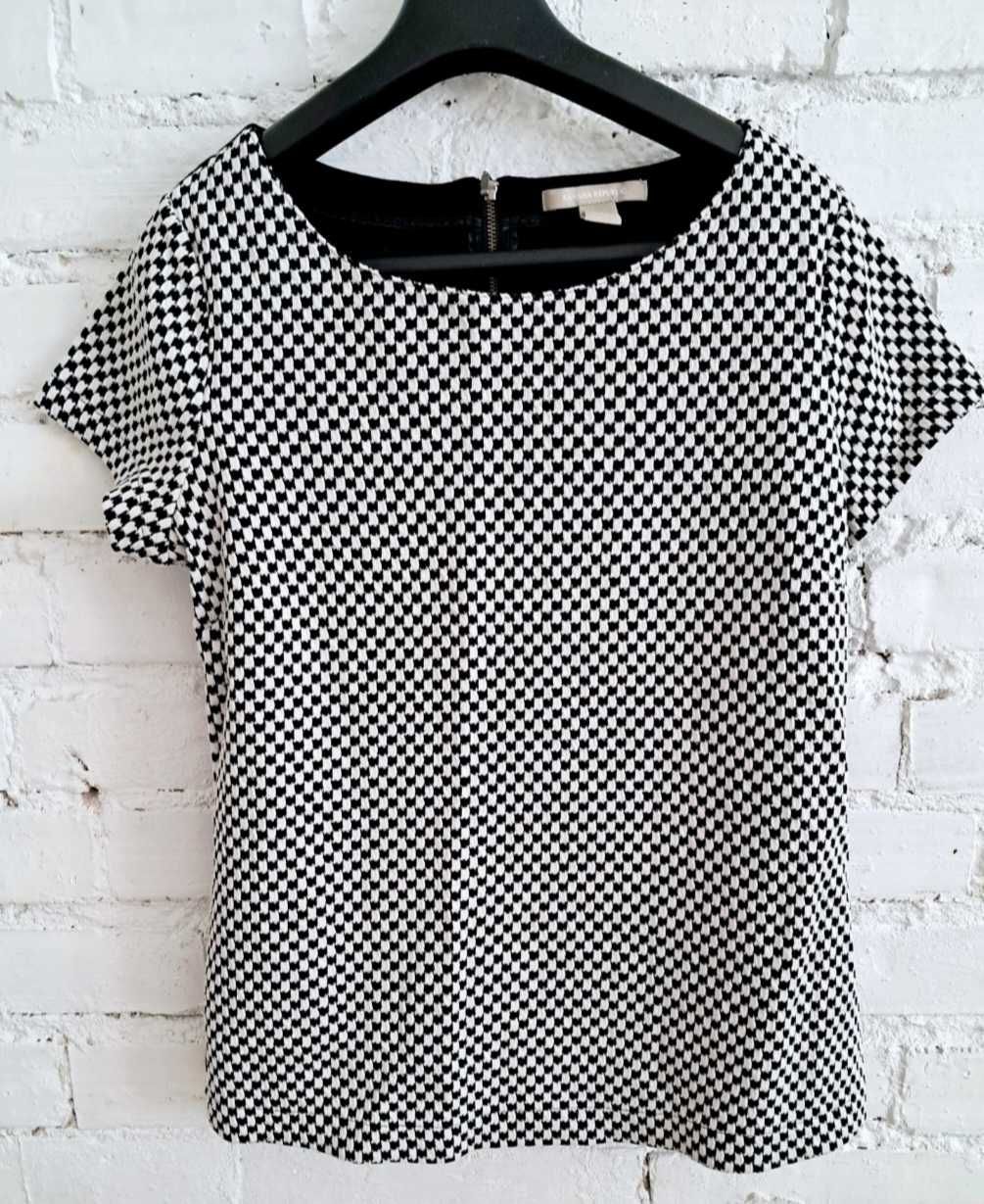 Banana Republic black and white bluzka r. S