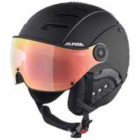 Kask narciarski ALPINA Jump 2.0 BLACK MATT 52-54cm