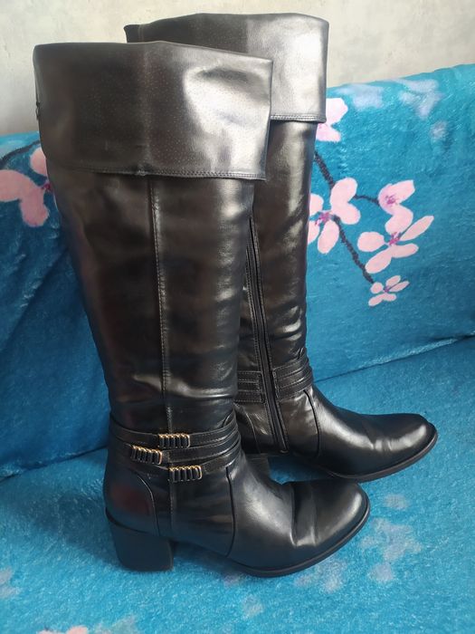 Wysokie kozaki za kolano używane 44 rozmiar 29 cm