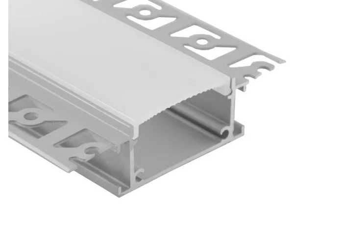 Профіль для стрічки LED алюмінієвий накладний анод ЛП7 6.5х15.5