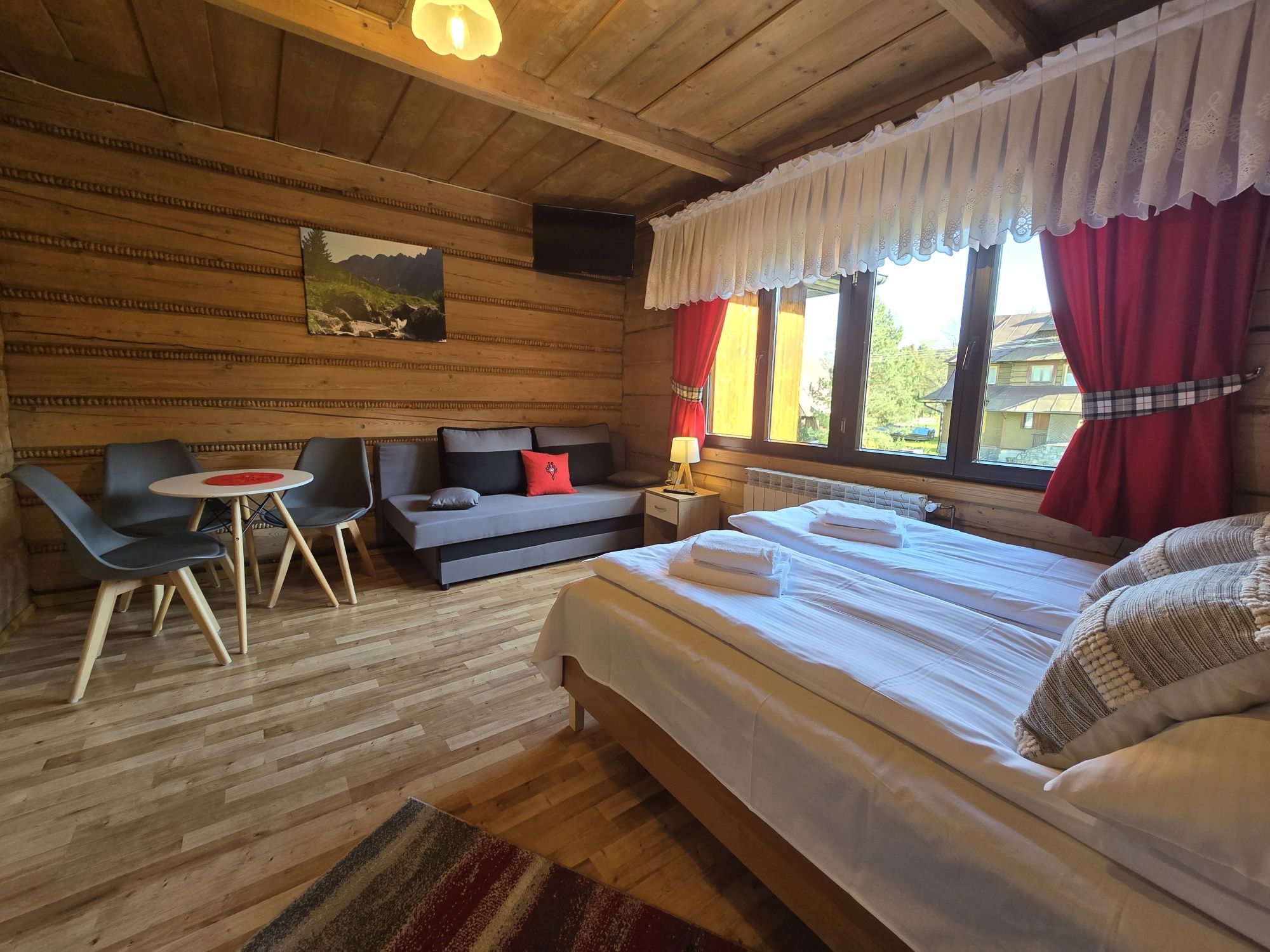 Malinowa Chata Murzasichle jacuzzi, grill max 18 os.