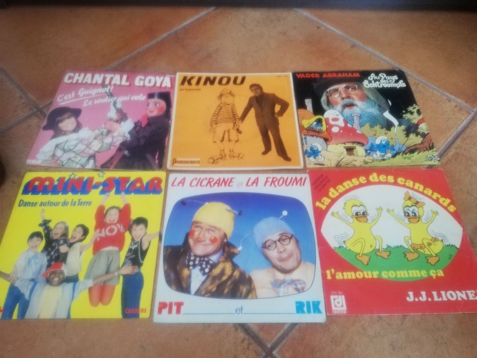Discos vinil. 36 singles diversos