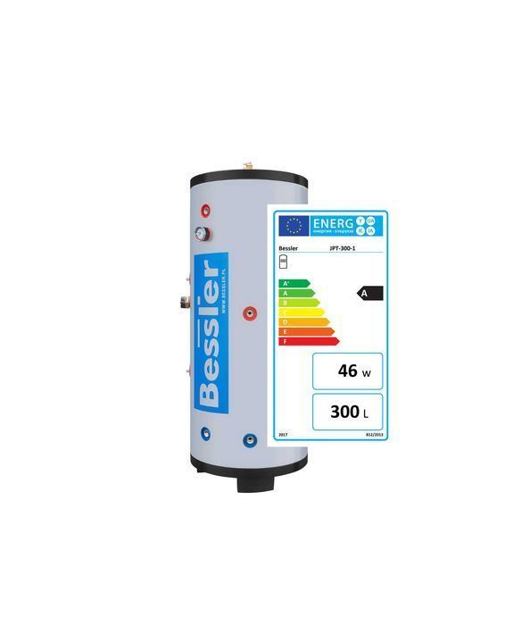 Zasobnik wymiennik CWU 300l pojedyncza nierdzewna wężownica 2,4 m²