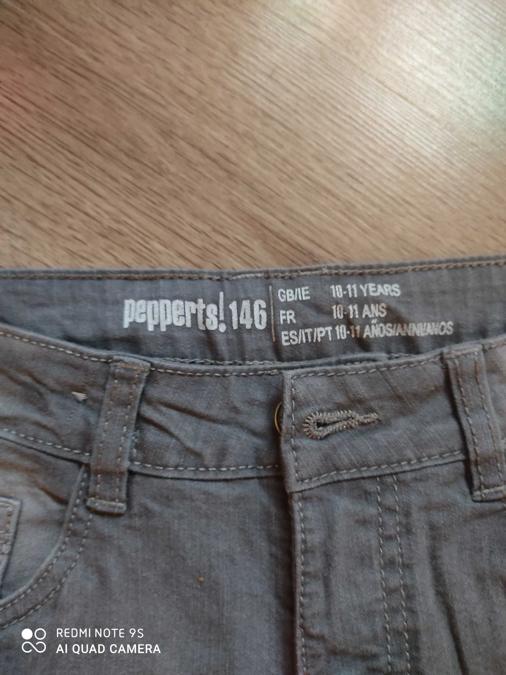 spodnie jeansy dziewczęce 146