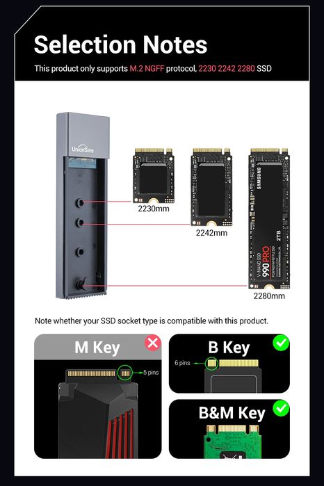 Dysk SSD Crucial MX500 500GB m.2 SATA + obudowa m.2 SATA. Nowe.