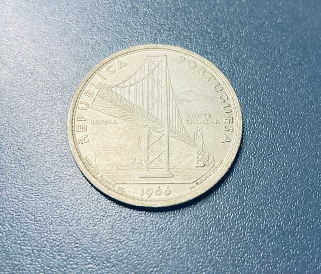 Moeda 20 escudos, 1966 Abertura da Ponte Salazar