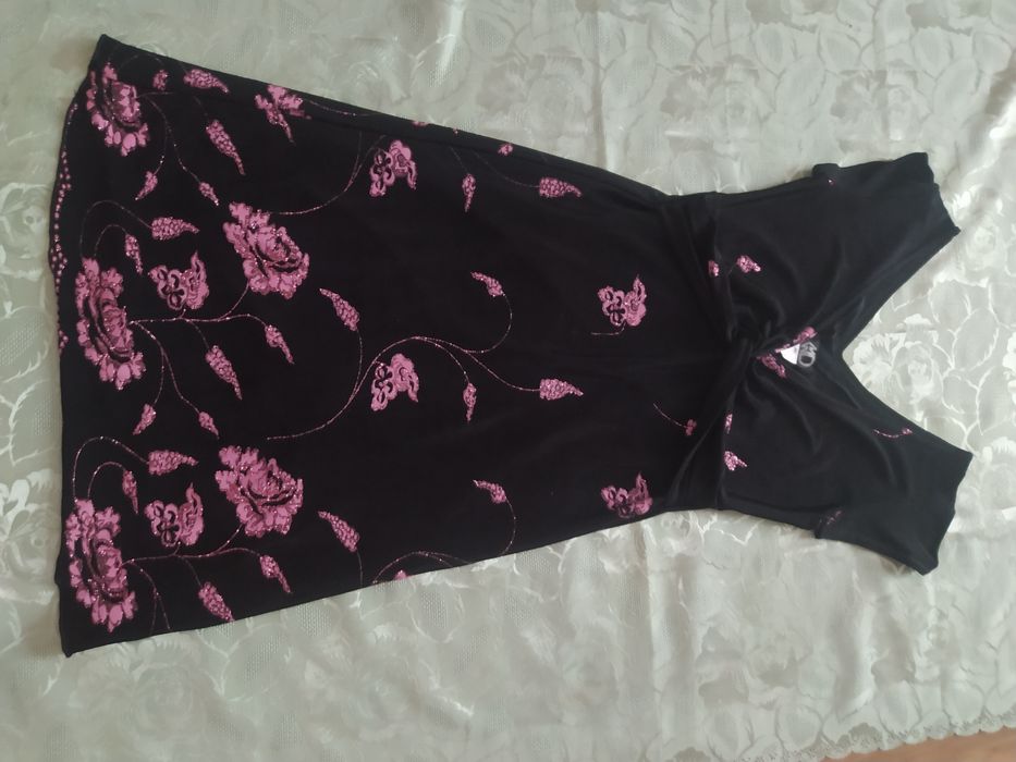 Sukienka z brokatem r XL