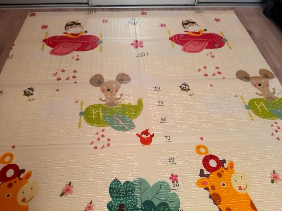 Дитячий термо килимок для повзання та ігор Автобус