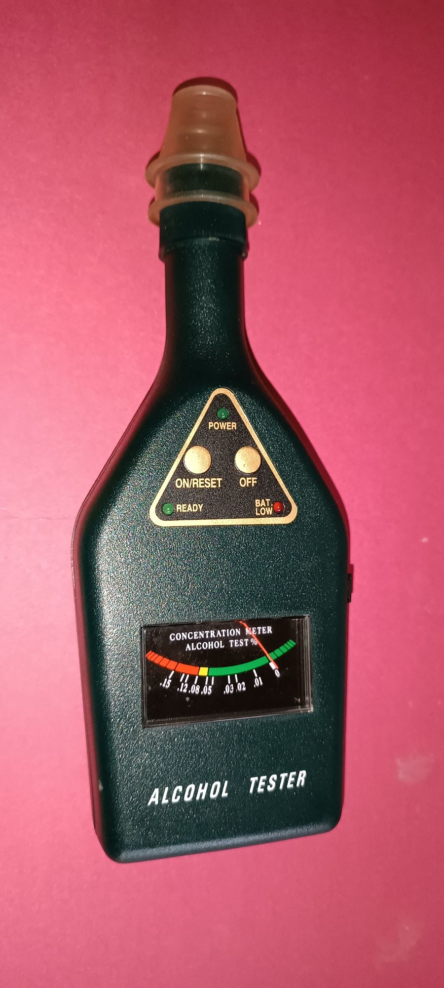 Antigo e Raríssimo Alcohol tester