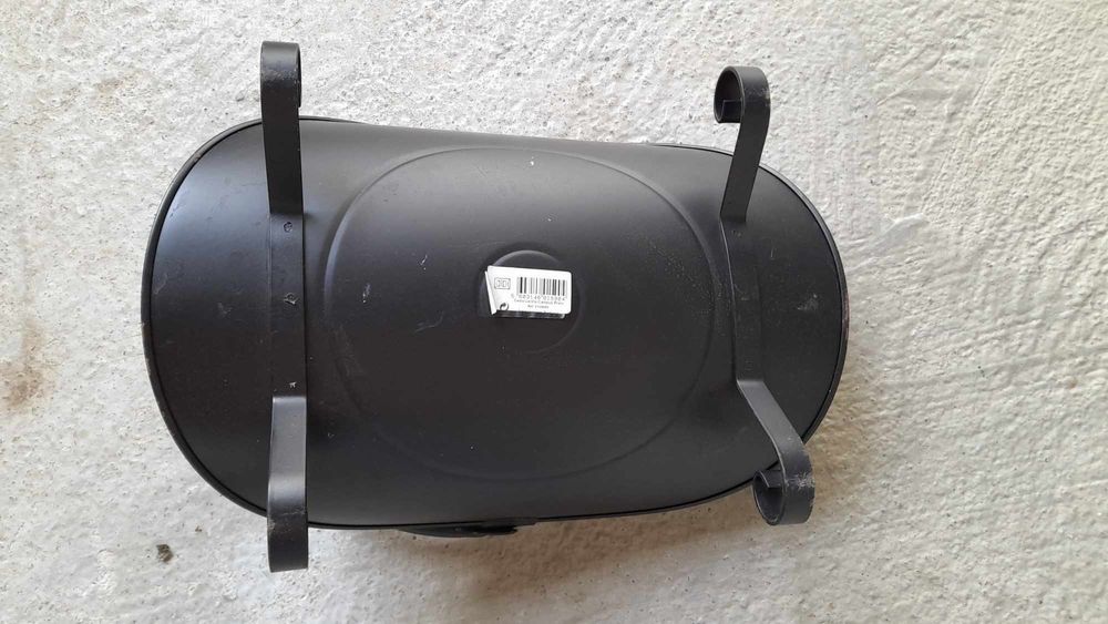 Cesto de lenha preto