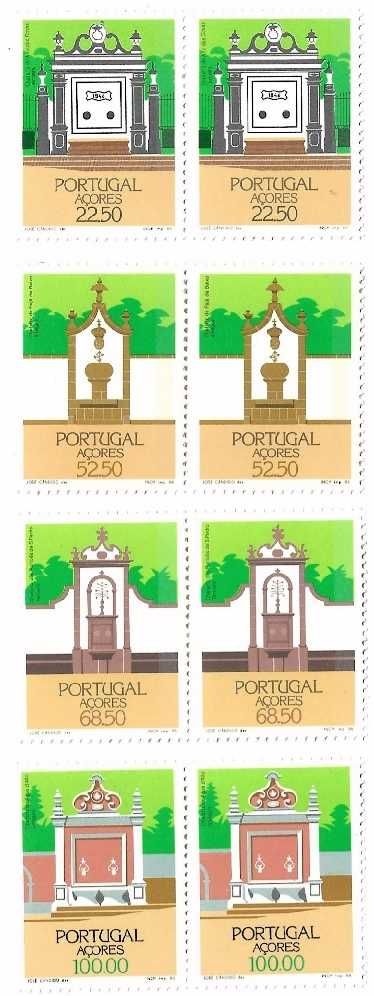 Selos Arquitetura Regional dos Açores 1986 - Série Completa de Pares