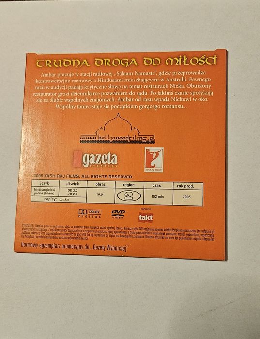 Trudna droga do miłości płyta DVD