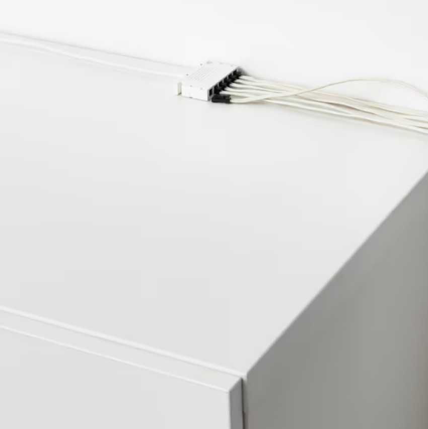 Sterownik LED z przewodem 6 wejść listwy oświetlenie 19W IKEA ANSLUTA