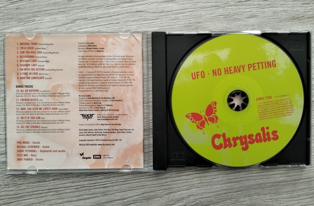 UFO- no heavy petting CD 2007 - unikat !!