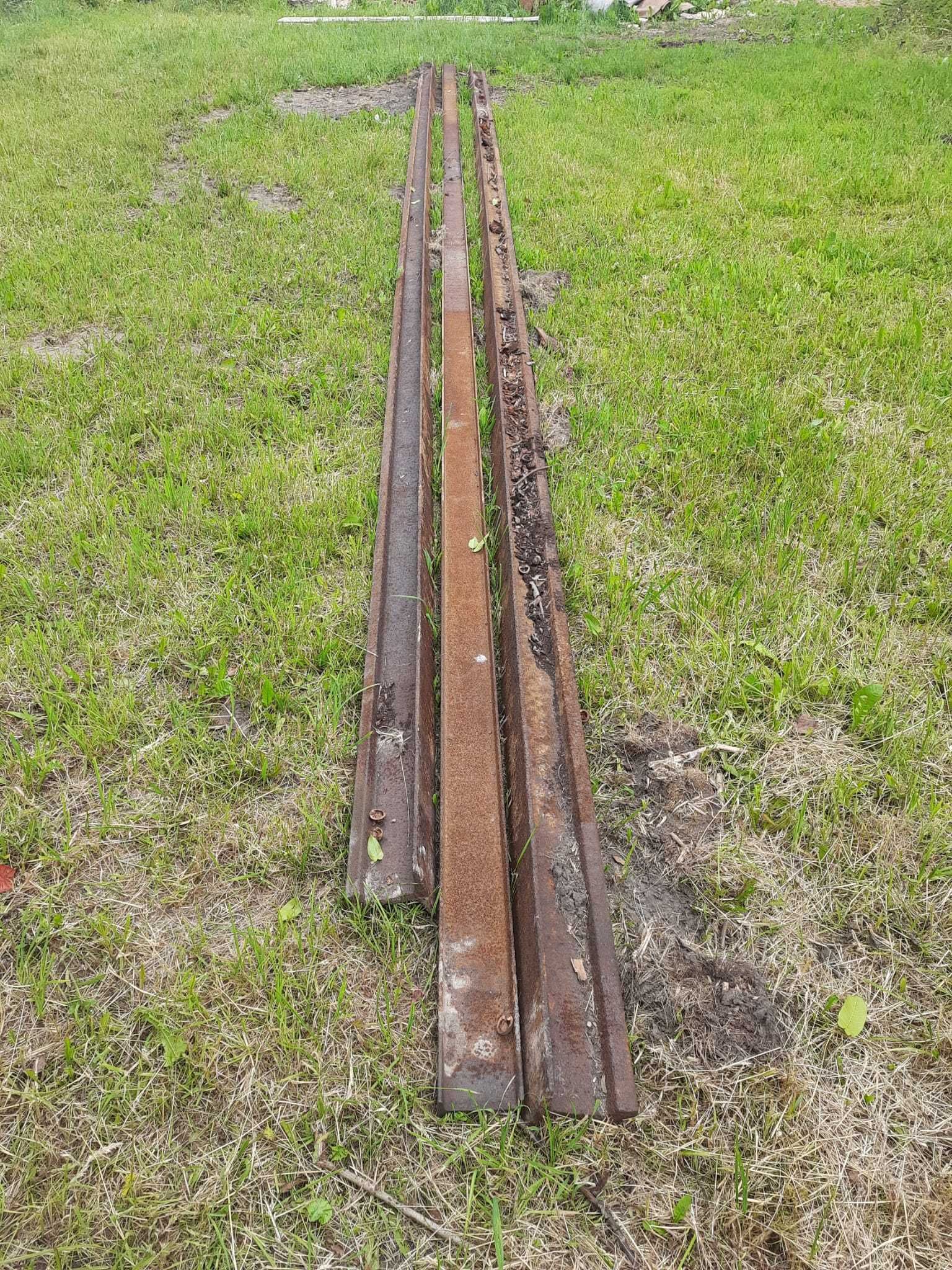 Szyny kolejowe 10 metrów  , stal konstrukcyjna