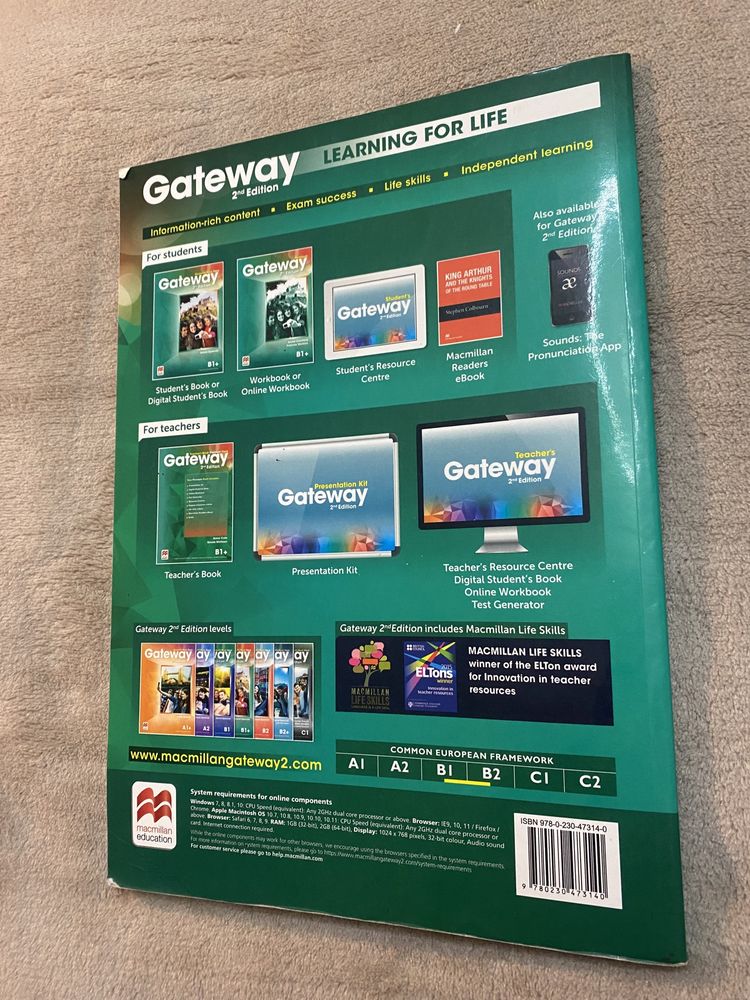 Gateway 2nd edition B1+ : Student's Book Pack + Workbook