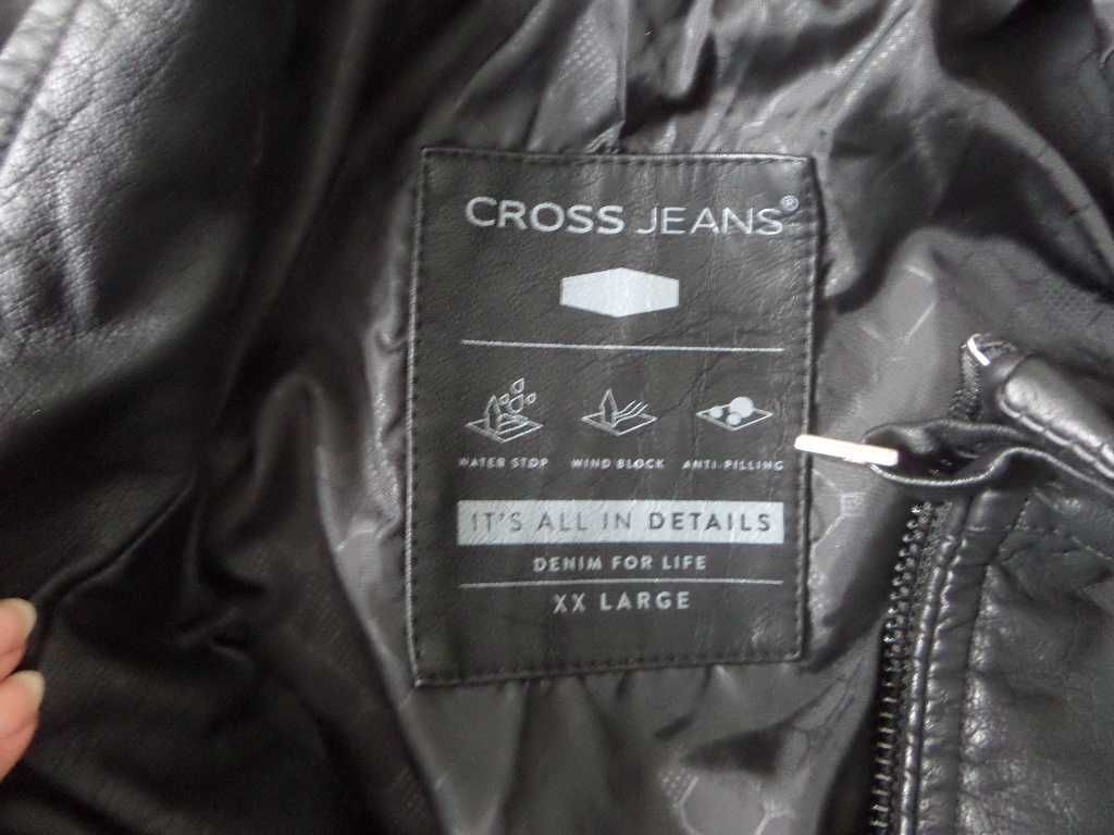 Cross Jeans skórzana męska kurtka XXL