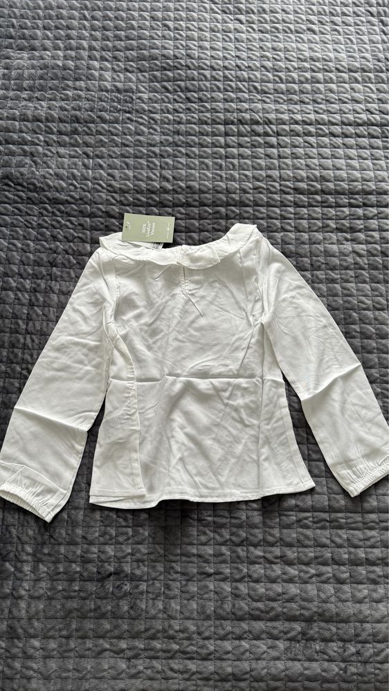 Детская блуза с оборкой на воротнике H&M