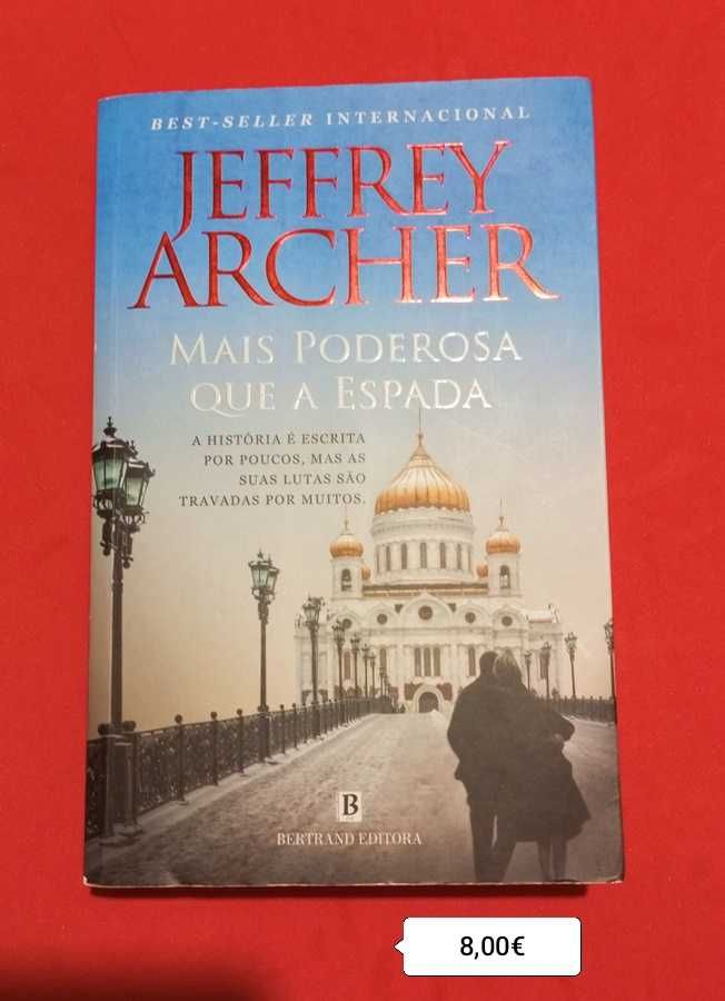 MAIS PODEROSA QUE A ESPADA / Jeffrey Archer - Portes incluídos