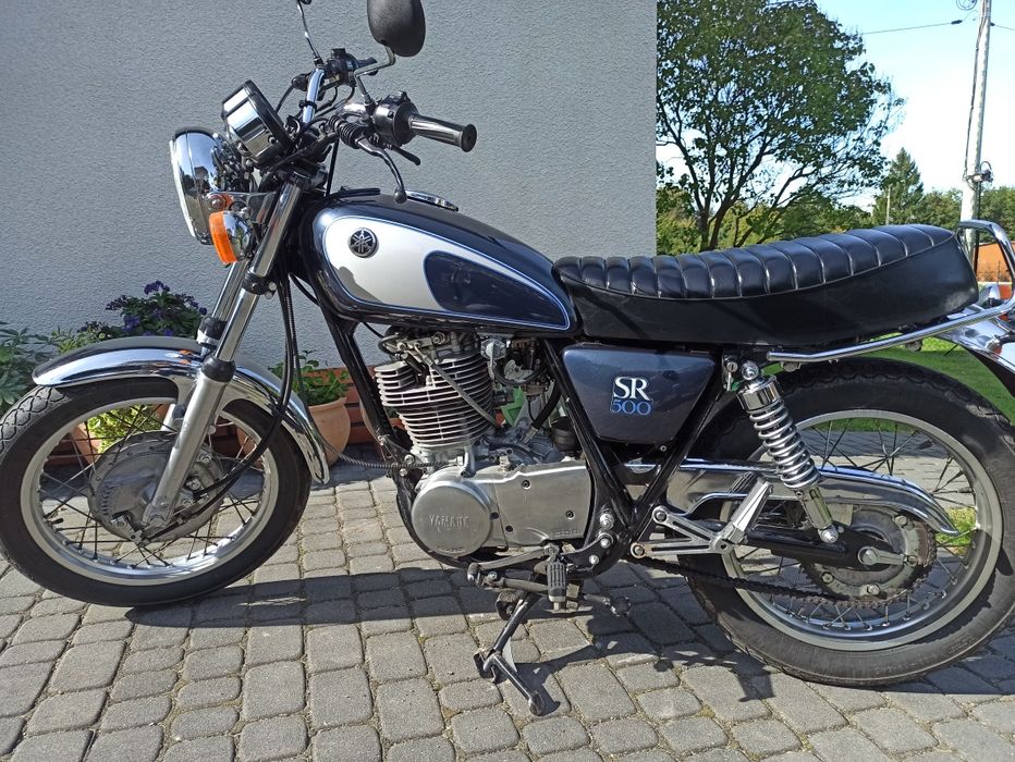 Yamaha SR500, model 48T, rocznik 92', zabytek