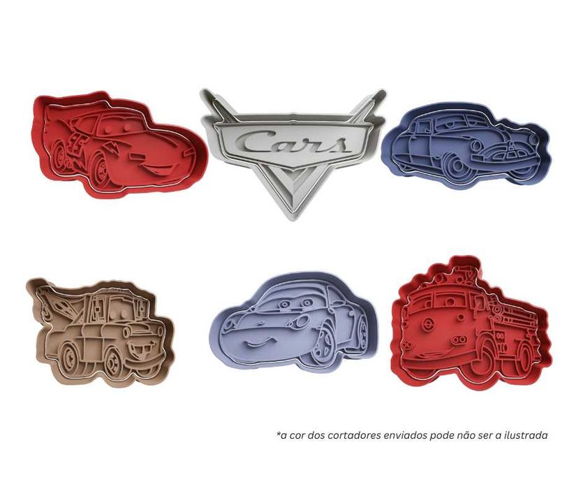 Pack 6 Cortadores de Bolachas – Temas Divertidos