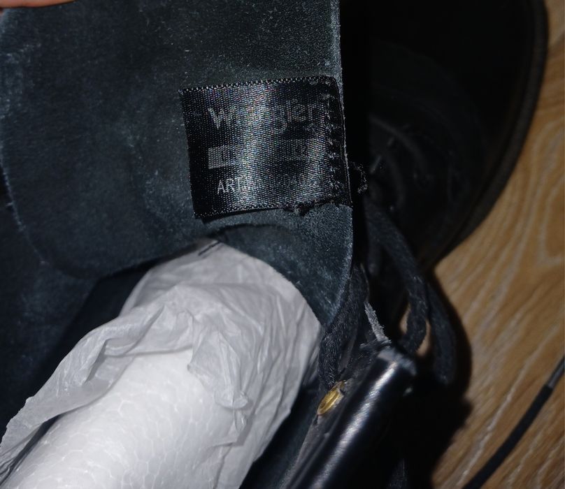 Чоловічі кожані ботинки Wrangler