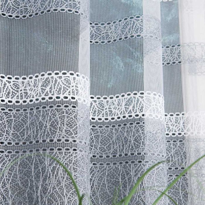 ZAZDROSTKA ŻAKARDOWA wzór pasowy kupon 1000x50cm (10 m)