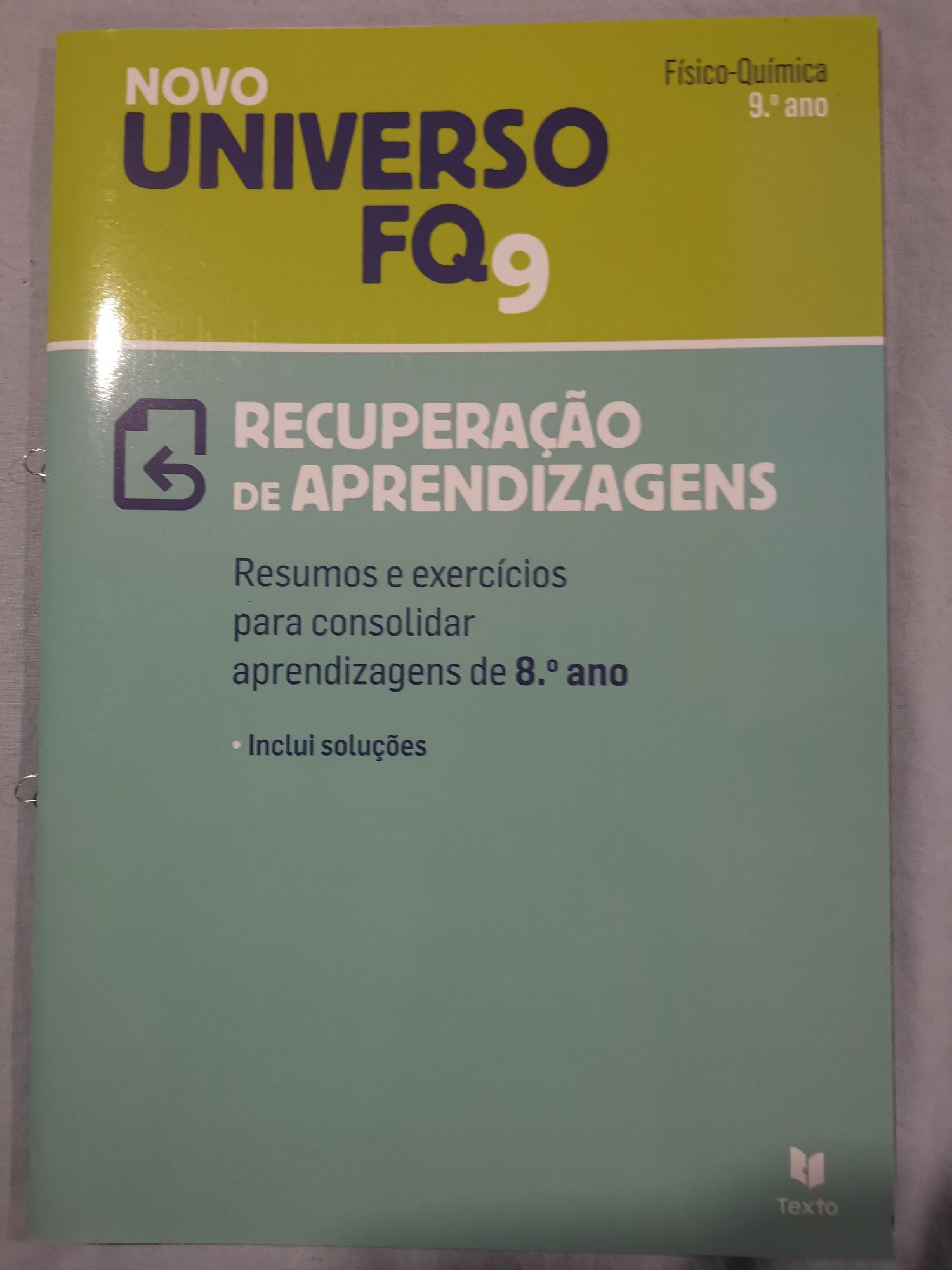 Material de apoio e recursos professor "Universo FQ9"