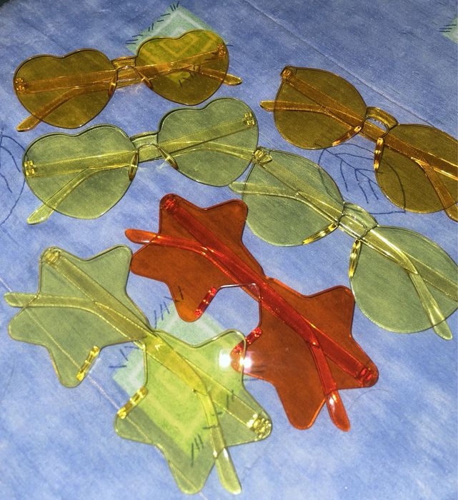Óculos de sol festivaleiros